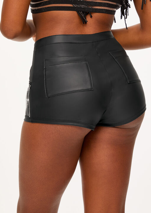 Diamante PU Short image number 1.0