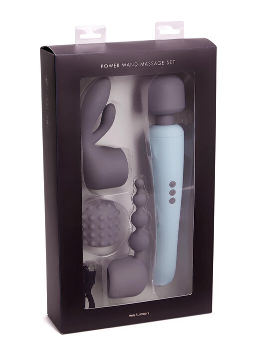 Rechargeable Power Massage Wand Set image number 4.0