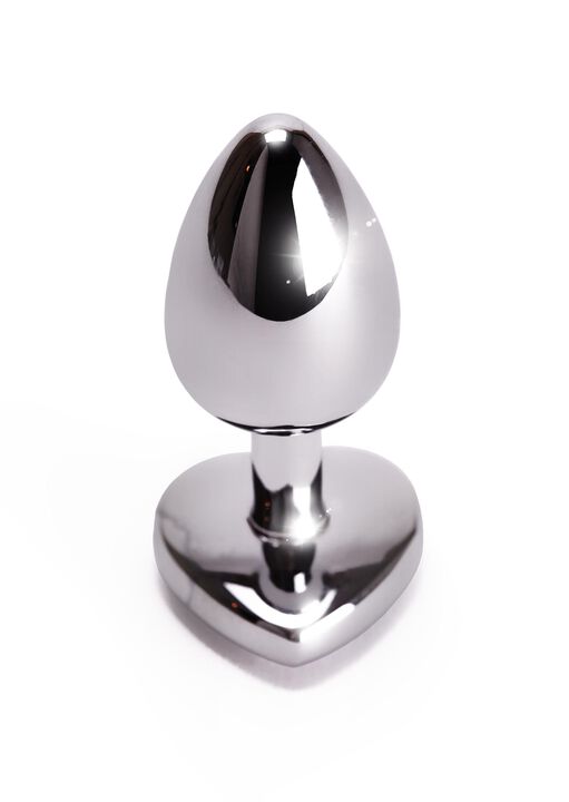 Small Heart Metal Butt Plug image number 5.0