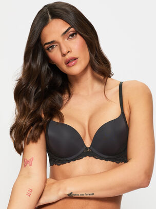 Sexy Lace Smooth Plunge Bra